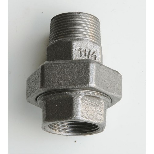 Black Malleable cone Seat Union M f